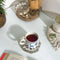Seashell Serenity Coasters-Multi Color Shell Resin-Transparent-Octagon