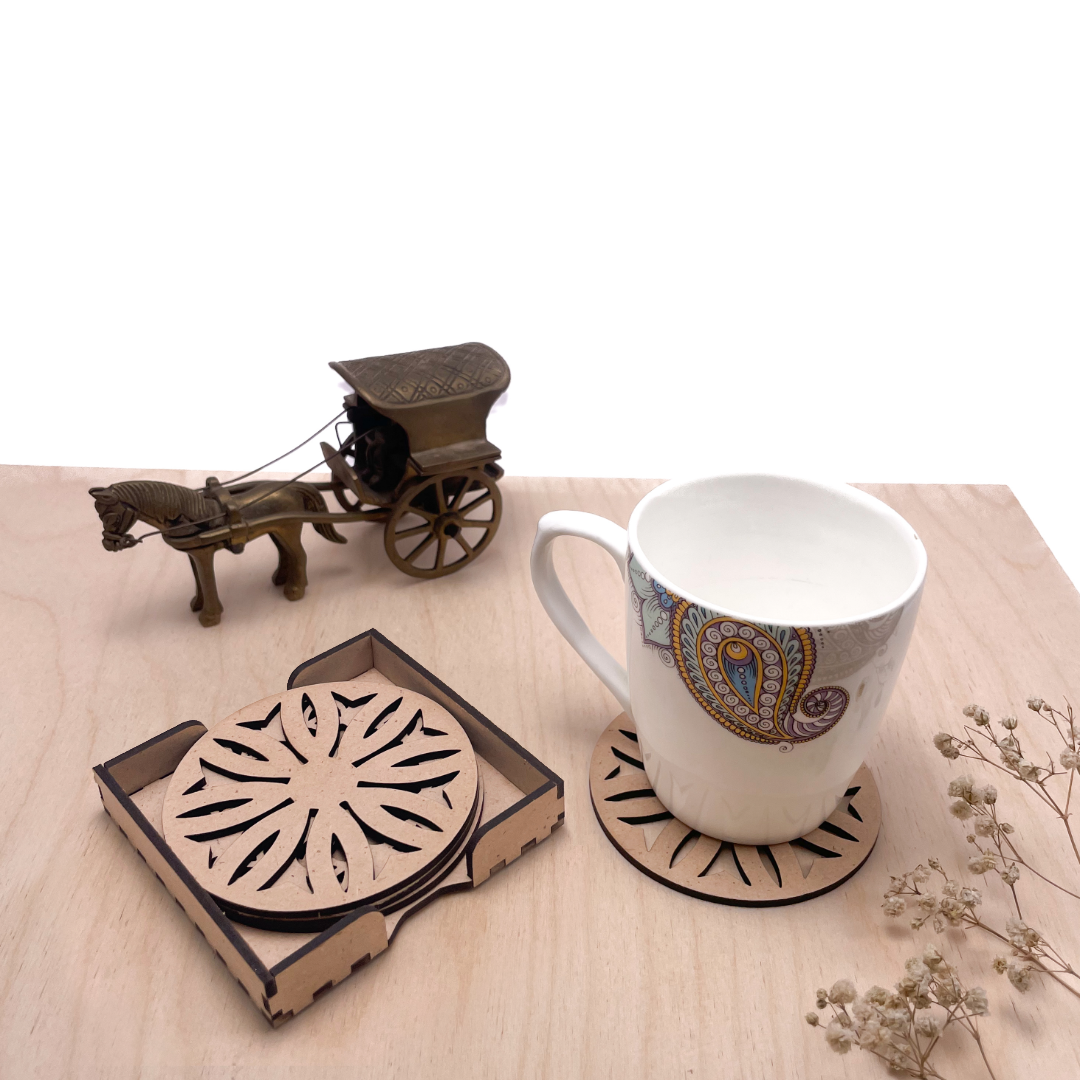 Mandala DIY Coasters-Dwe