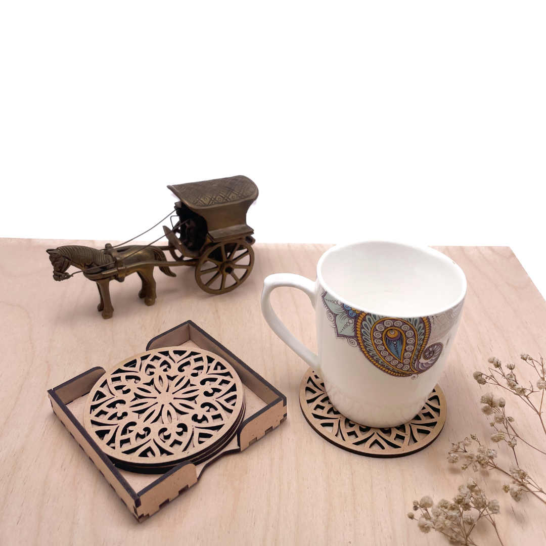 Mandala DIY Coasters-Treeni
