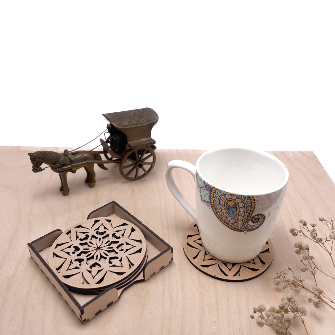 Mandala DIY Coasters-Ashta