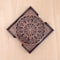 Mandala Art Coasters-Treeni Wooden-Clove Brown