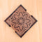 Mandala Art Coasters-Sapta Wooden-Clove Brown