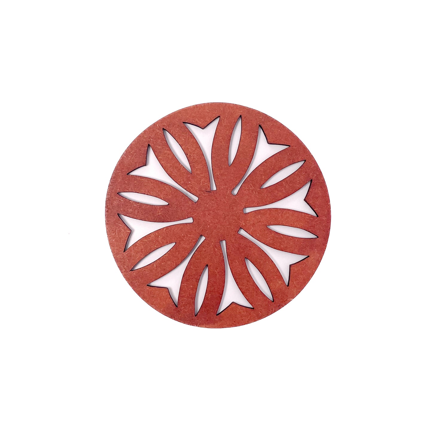 Mandala Art Coasters-Dwe Wooden-Cinnamon