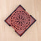 Mandala Art Coasters-Shata Wooden-Cinnamon