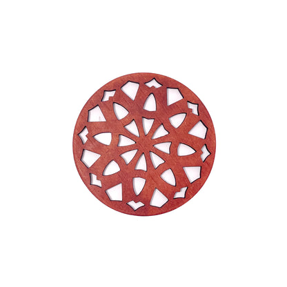 Mandala Art Coasters-Dasha Wooden-Cinnamon