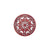 Mandala Art Single Coaster-77mm-Ekam Wooden-Cherry Wood