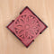 Mandala Art Coasters-Pancha Wooden-Cherry Wood