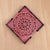 Mandala Art Coasters-Shata Wooden-Cherry Wood
