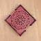 Mandala Art Coasters-Shata Wooden-Cherry Wood