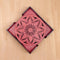 Mandala Art Coasters-Sapta Wooden-Cherry Wood