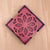 Mandala Art Coasters-Nava Wooden-Cherry Wood