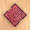 Mandala Art Coasters-Dasha Wooden-Cherry Wood