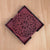 Mandala Art Coasters-Chaturdash Wooden-Cherry Wood