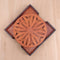 Mandala Art Coasters-Dwe Wooden-Honey Maple