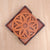 Mandala Art Coasters-Pancha Wooden-Honey Maple