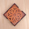 Mandala Art Coasters-Pancha Wooden-Honey Maple