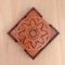 Mandala Art Coasters-Sapta Wooden-Honey Maple