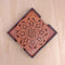 Mandala Art Coasters-Ashta Wooden-Honey Maple