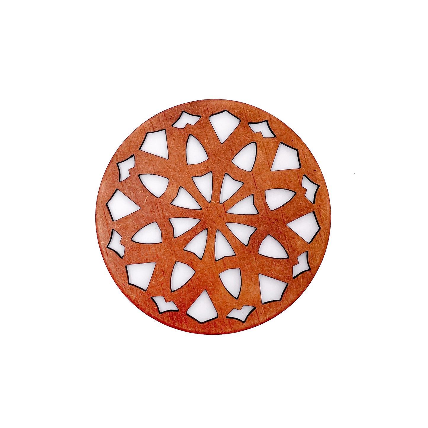 Mandala Art Coasters-Dasha Wooden-Honey Maple