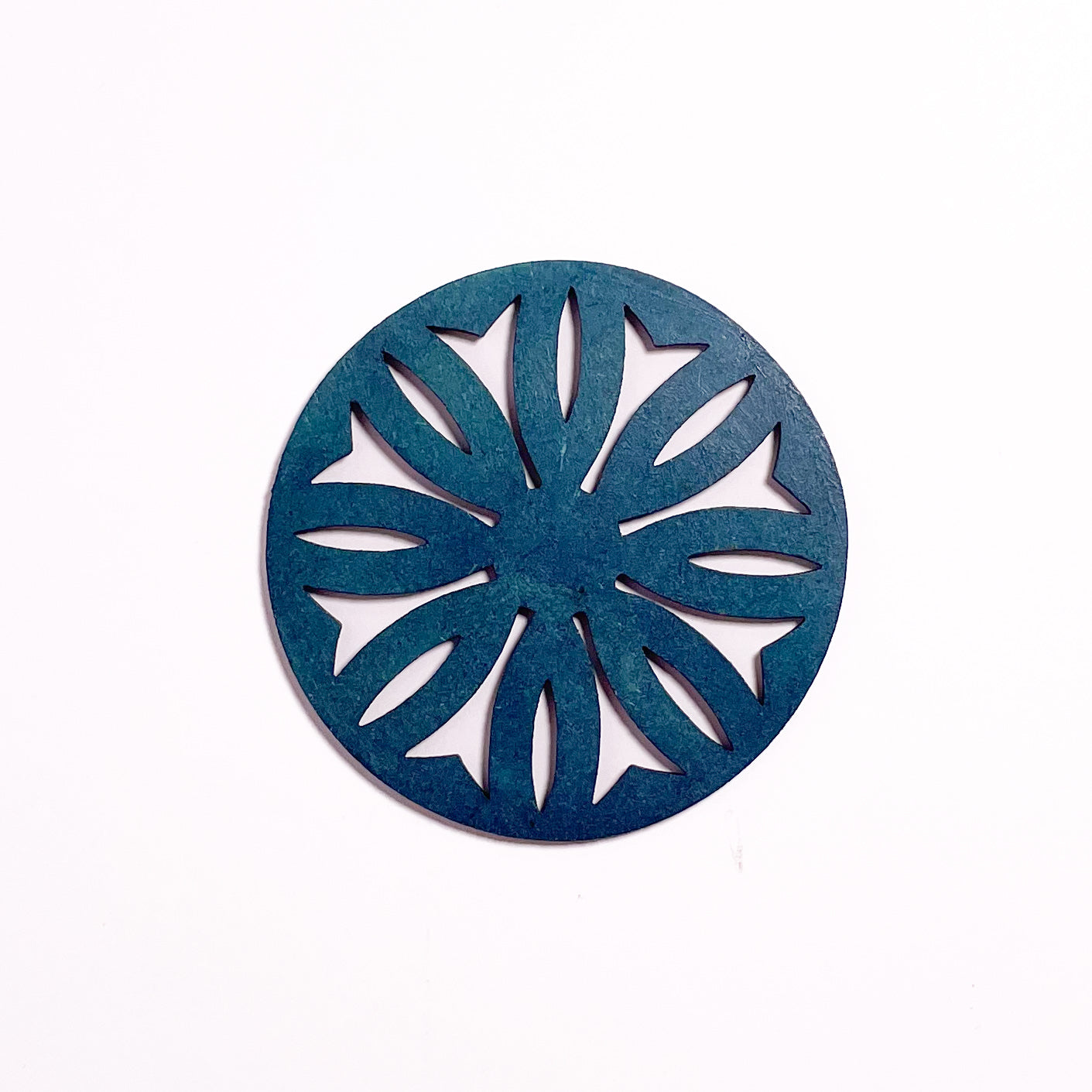 Mandala Art Coasters-Dwe Wooden-Indigo