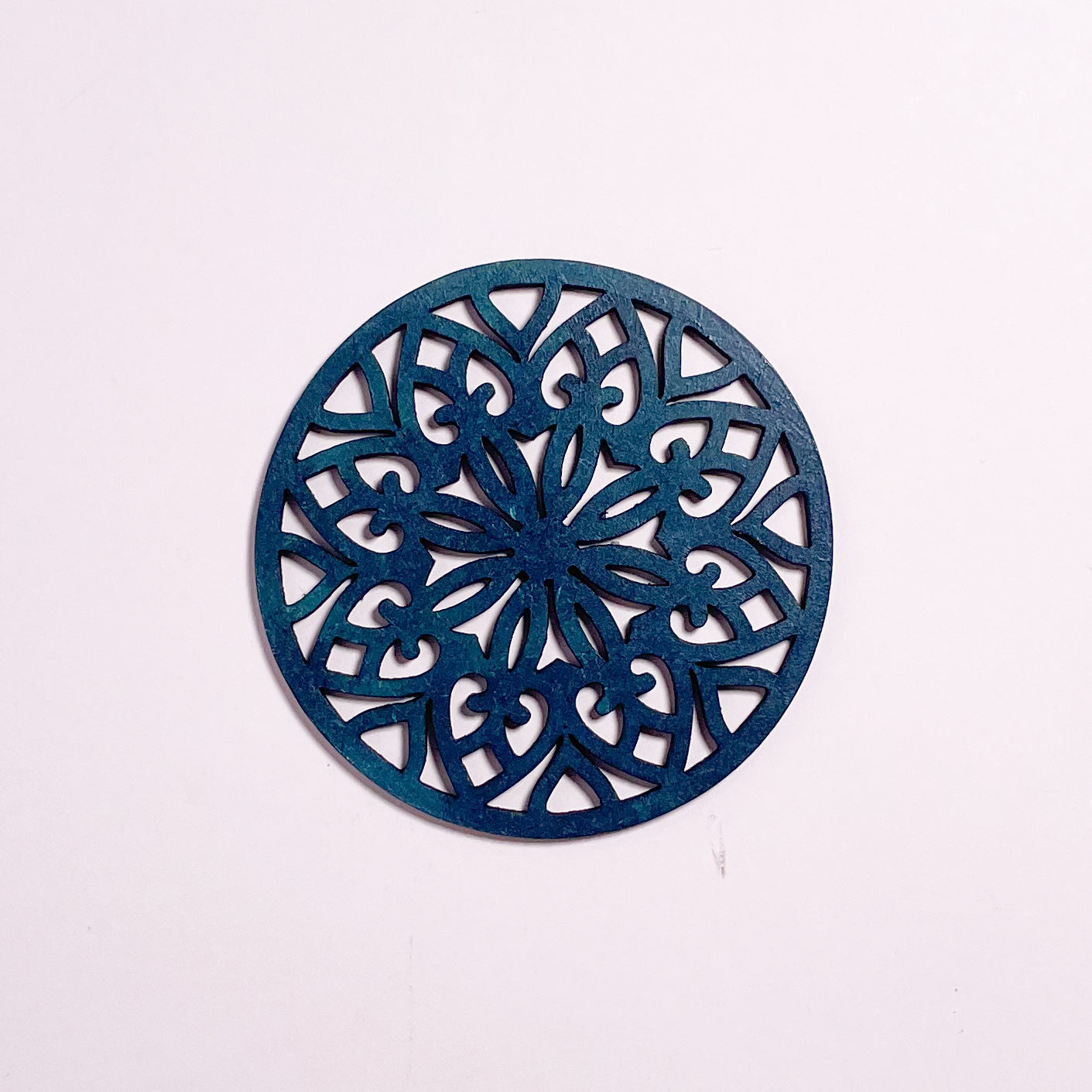 Mandala Art Coasters-Treeni Wooden-Indigo