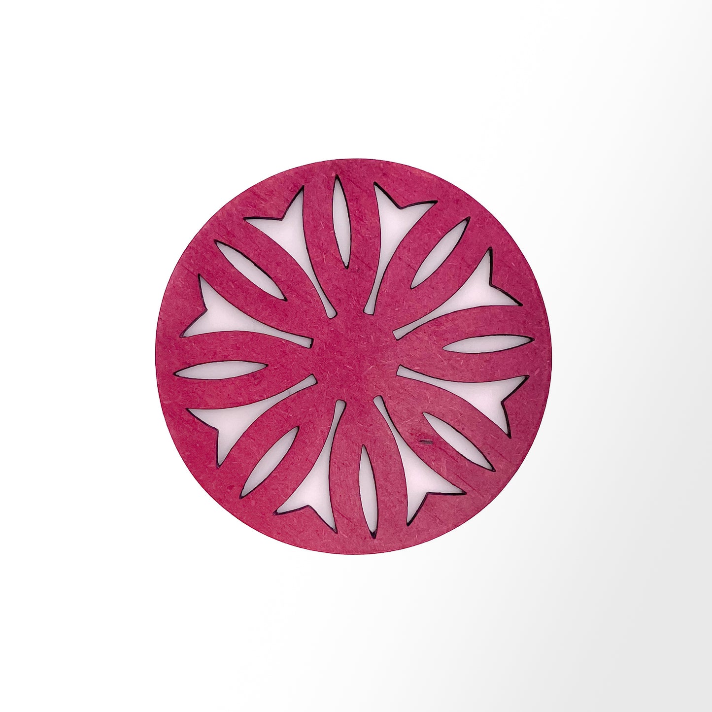 Mandala Art Coasters-Dwe Wooden-Pink