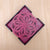 Mandala Art Coasters-Nava Wooden-Pink