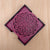 Mandala Art Coasters-Shodash Wooden-Pink