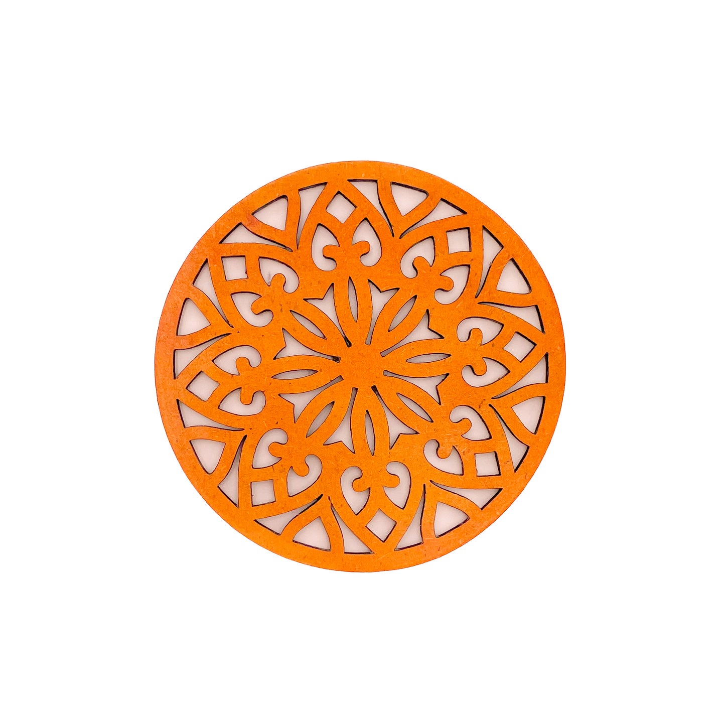 Mandala Art Coasters-Treeni Wooden-Red Cedar