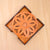 Mandala Art Coasters-Pancha Wooden-Red Cedar