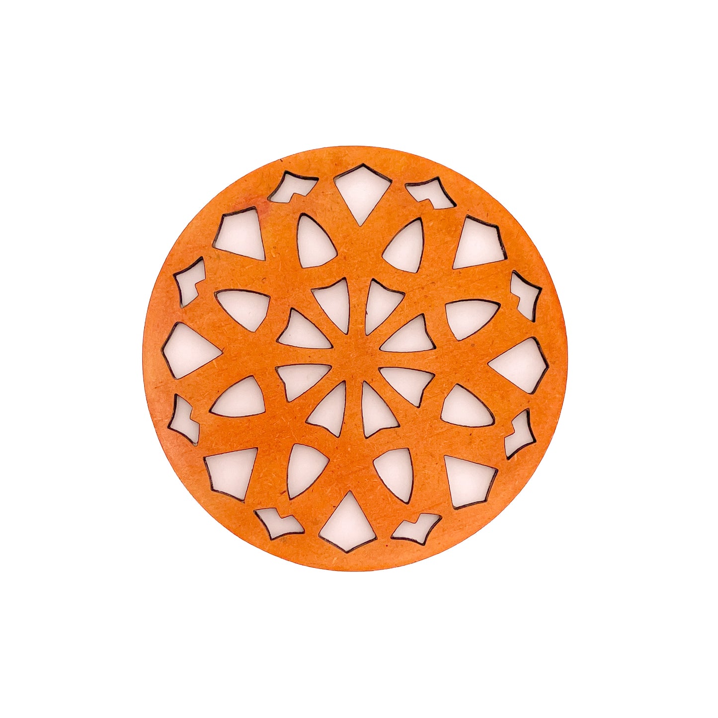 Mandala Art Coasters-Dasha Wooden-Red Cedar