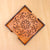 Mandala Art Coasters-Dvaadash Wooden-Red Cedar