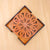 Mandala Art Coasters-Trayodash Wooden-Red Cedar