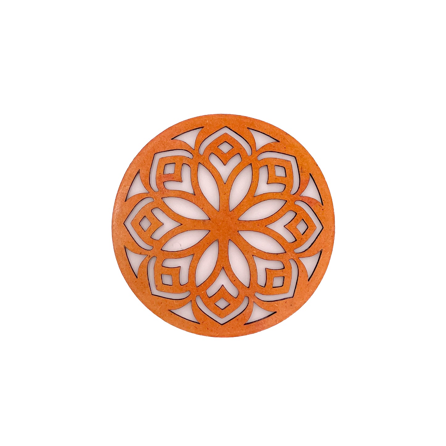 Mandala Art Coasters-Shodash Wooden-Red Cedar