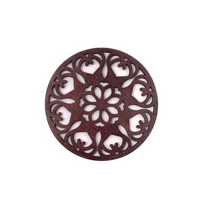 Mandala Art Coasters-Ekam Wooden-Rose Wood