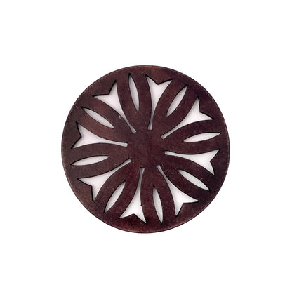 Mandala Art Coasters-Dwe Wooden-Rose Wood