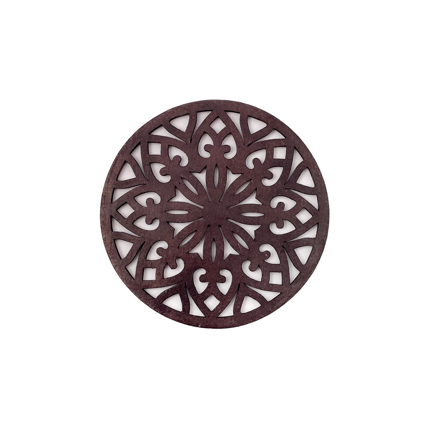 Mandala Art Coasters-Treeni Wooden-Rose Wood