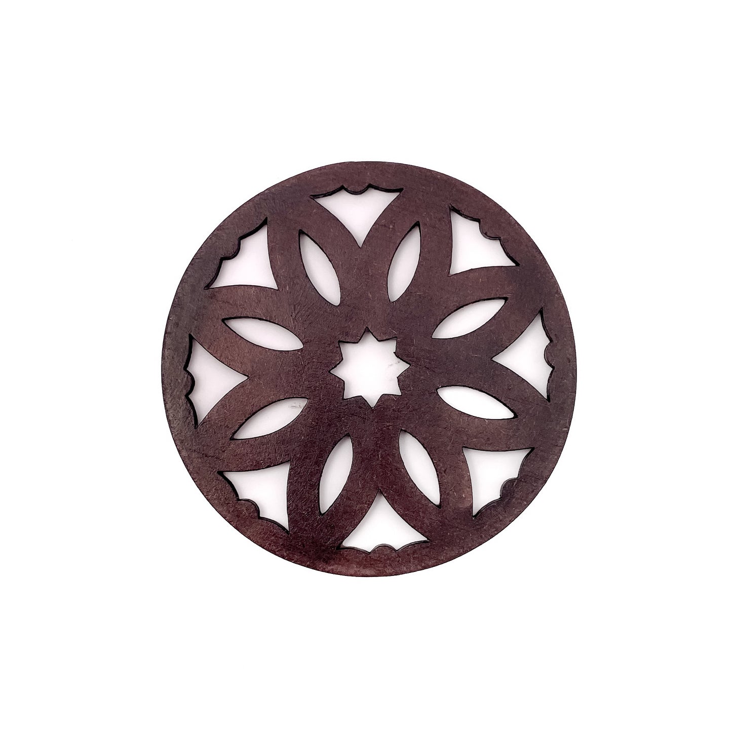 Mandala Art Coasters-Pancha Wooden-Rose Wood