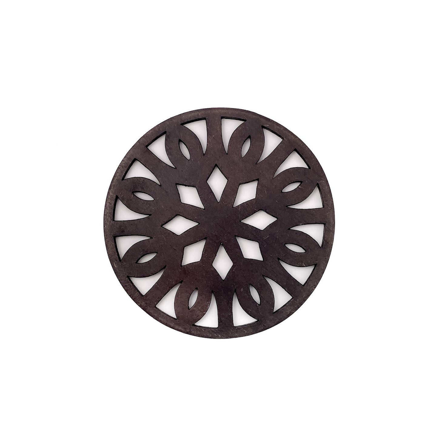 Mandala Art Coasters-Trayodash Wooden-Rose Wood