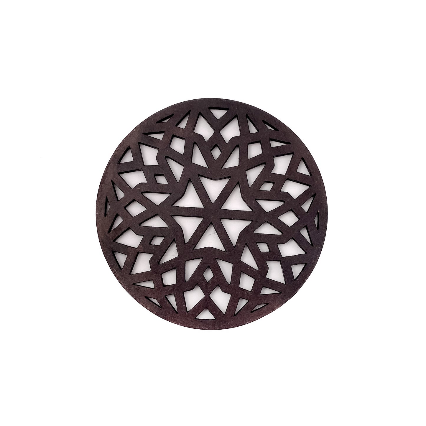 Mandala Art Coasters-Chaturdash Wooden-Rose Wood