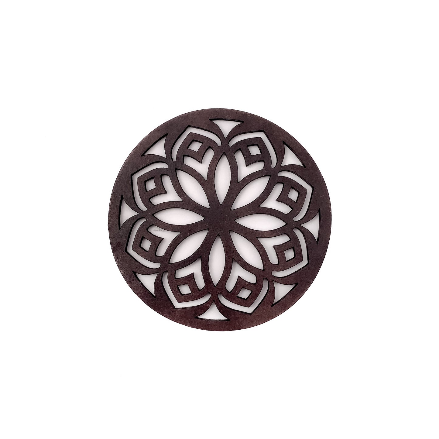 Mandala Art Coasters-Shodash Wooden-Rose Wood