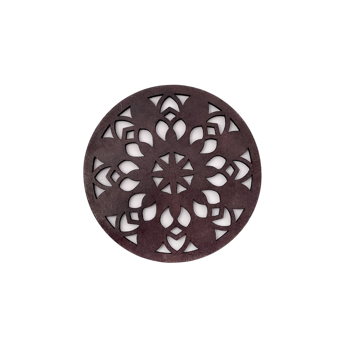 Mandala Art Coasters-Vimsati Wooden-Rose Wood
