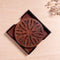 Mandala Art Coasters-Dwe Wooden-Warm Walnut