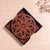 Mandala Art Coasters-Pancha Wooden-Warm Walnut