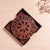Mandala Art Coasters-Trayodash Wooden-Warm Walnut