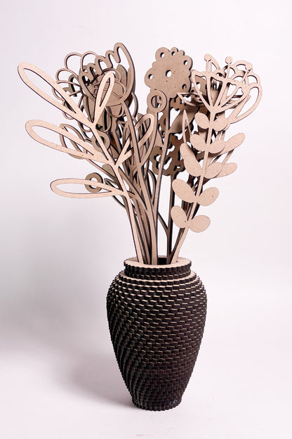 Lasting Petals DIY Flower-Vimsatipushpa Wooden