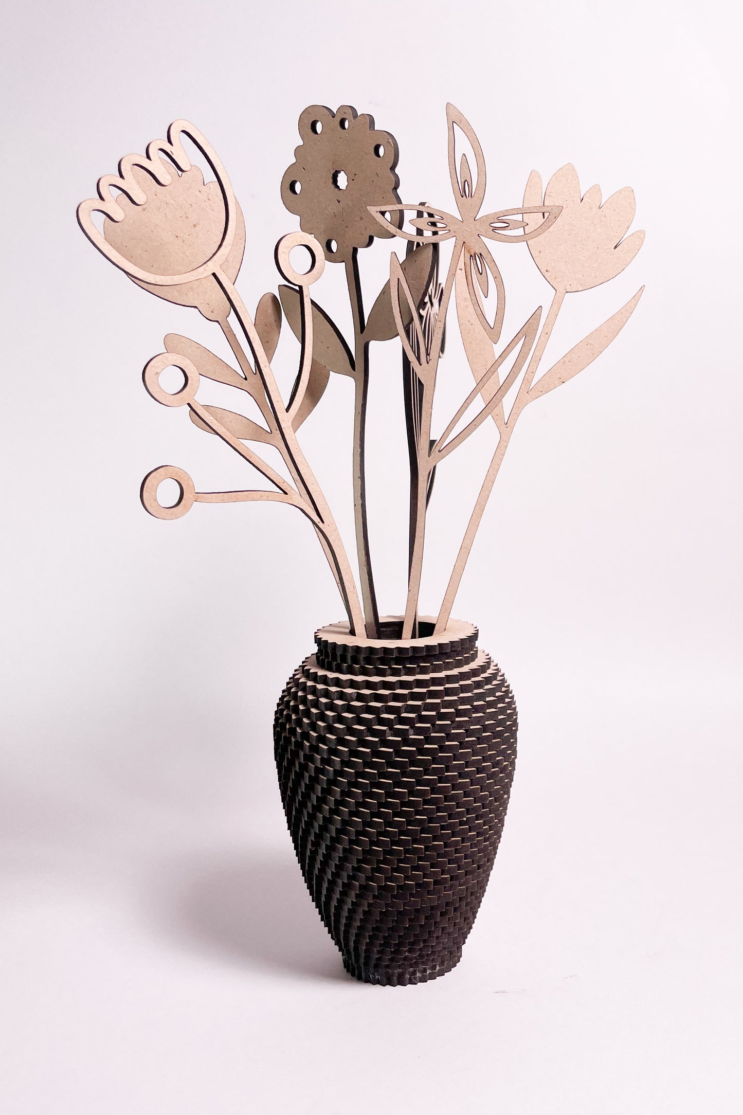 Lasting Petals DIY Flower-Trayodashakusum Wooden