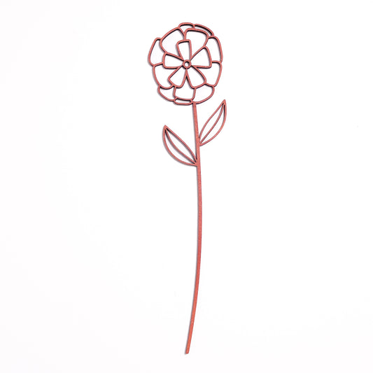 Lasting Petals Flower-Ekpushp Wooden-Cinnamon