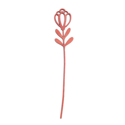 Lasting Petals Flower-Trayodashakusum Wooden-Cinnamon