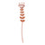 Lasting Petals Flower-Vimsatipushpa Wooden-Cinnamon